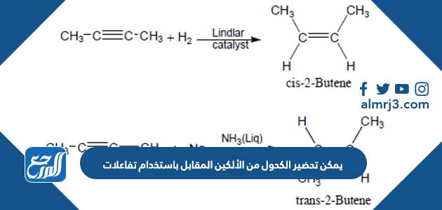 يمكن تحضير الكحول من الألكين المقابل باستخدام تفاعلات
