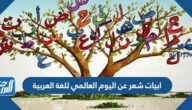 ابيات شعر عن اليوم العالمي للغة العربية