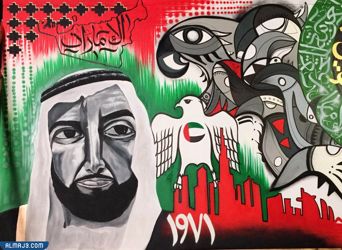 أفكار رسومات اليوم الوطني الإماراتي 2022