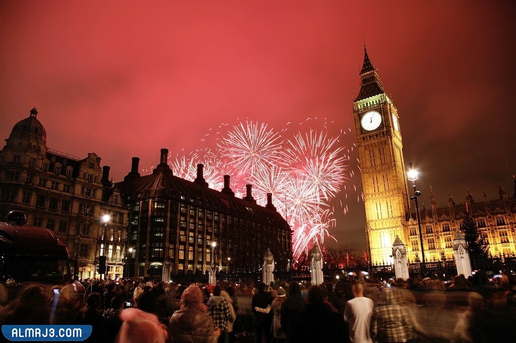 أماكن الألعاب النارية ليلة رأس السنة في لندن 2023