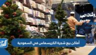 أماكن بيع شجرة الكريسماس في السعودية