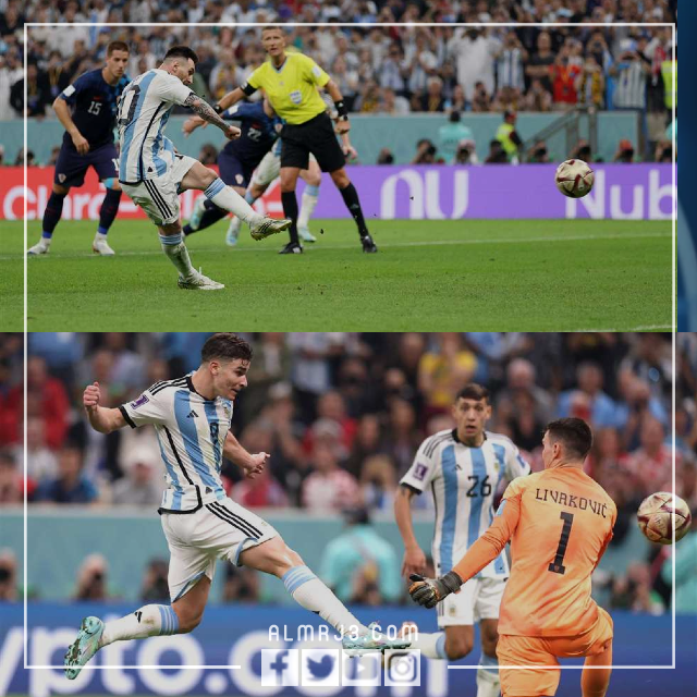 أهداف الارجنتين اليوم في نصف نهائي كأس العالم 2022