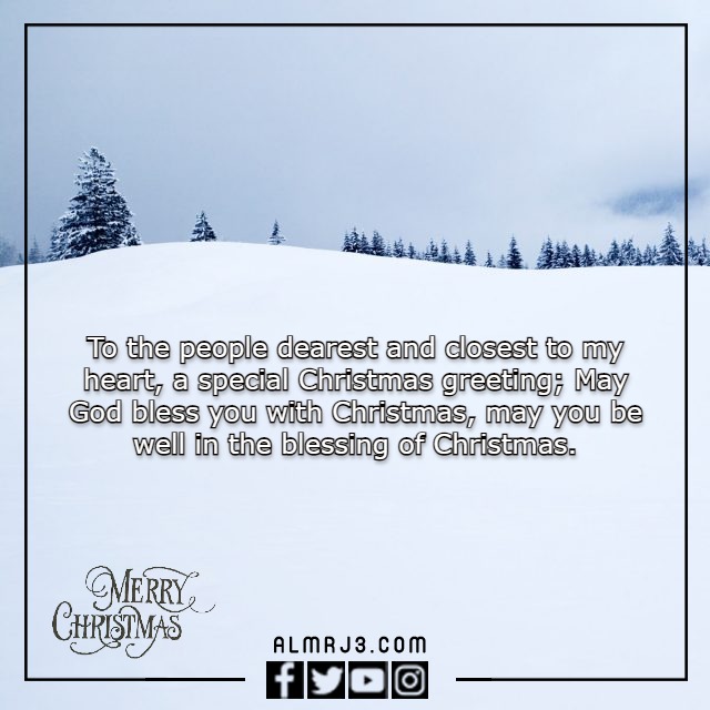 تهنئة الكريسماس بالانجليزي