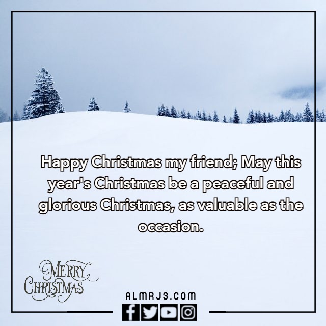 صور ورسائل وعبارات تهنئة عيد الكريسماس بالانجليزي Merry Chrismas