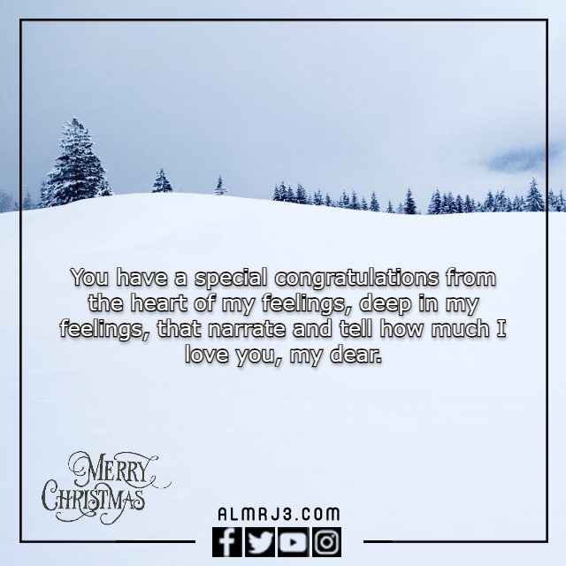 عبارات تهنئة عيد الكريسماس بالانجليزي