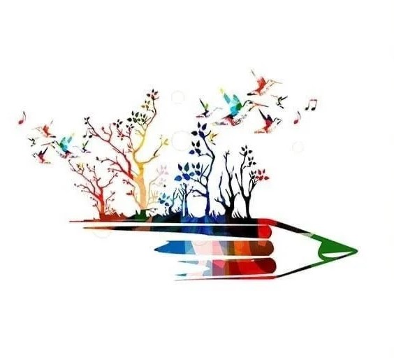 رسمة عن اليوم العالمي للغة العربية