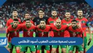 سبب تسمية منتخب المغرب أسود الأطلس