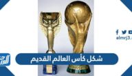 كيف شكل كأس العالم القديم وتطوراته بالصور