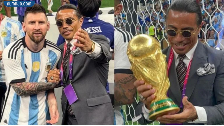 صور الشيف نصرت مع كاس العالم وما هي عقوبته