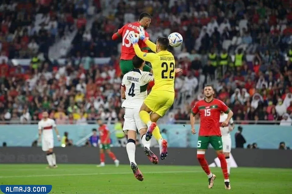 قفزة يوسف النصيري ضد البرتغال بالصور