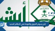 كم رسوم الخروج والعودة في النظام الجديد