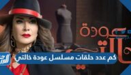 كم عدد حلقات مسلسل عودة خالتي