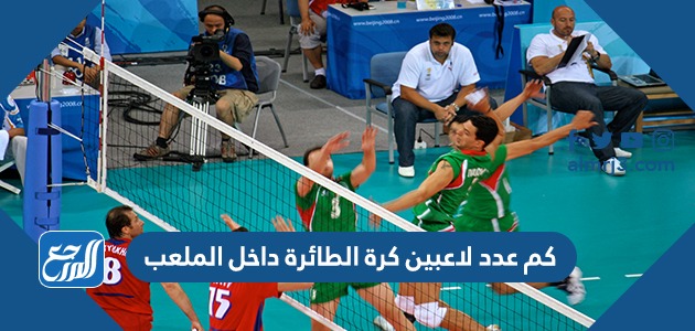 كم عدد لاعبين كرة الطائرة داخل الملعب