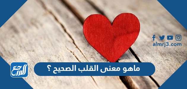 ماهو معنى القلب الصحيح ؟