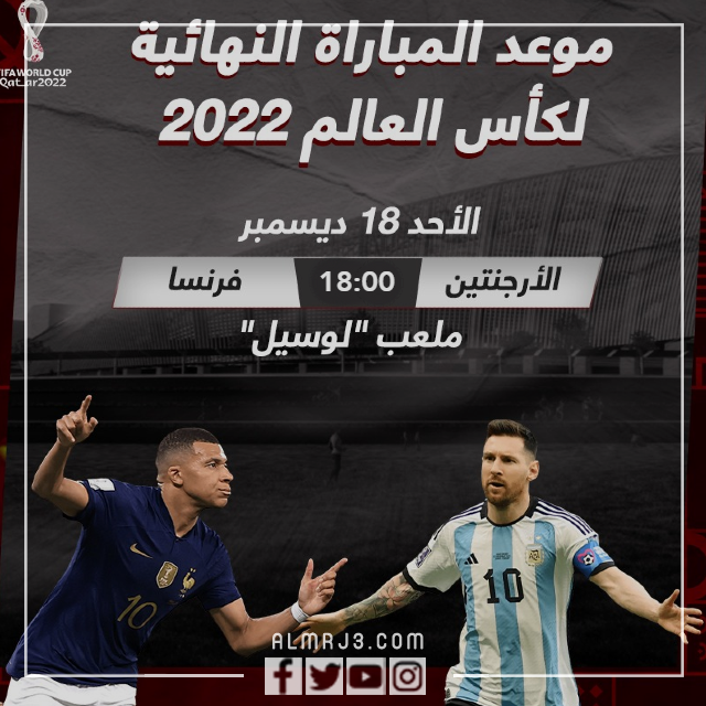 مباراة فرنسا في نهائي كاس العالم 2022