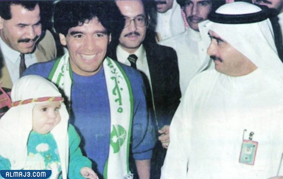 متى لعب مارادونا مع الاهلي السعودي