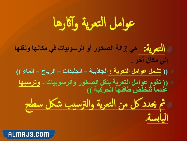 مطويه عن التجويه والتعريه ثالث ابتدائي