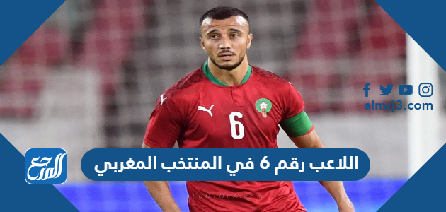 من هو اللاعب رقم 6 في المنتخب المغربي