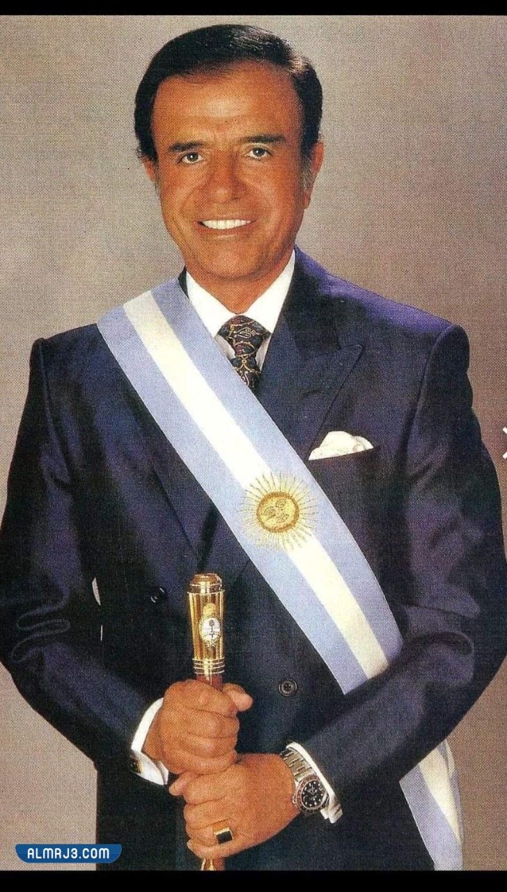 من هو كارلوس منعم ملك الارجنتين السيرة الذاتية