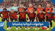 تاريخ مواجهات كرواتيا وبلجيكيا في كرة القدم