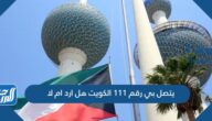 يتصل بي رقم 111 الكويت هل ارد ام لا