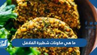 ما هي مكونات شطيرة الفلافل