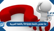 ما معنى كلمة Stripes باللغة العربية