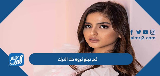 كم تبلغ ثروة حلا الترك