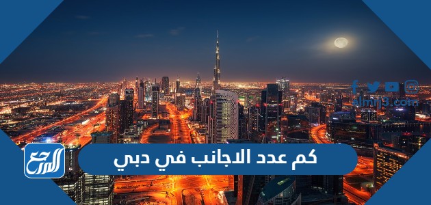 كم عدد الاجانب في دبي