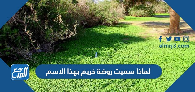لماذا سميت روضة خريم بهذا الاسم