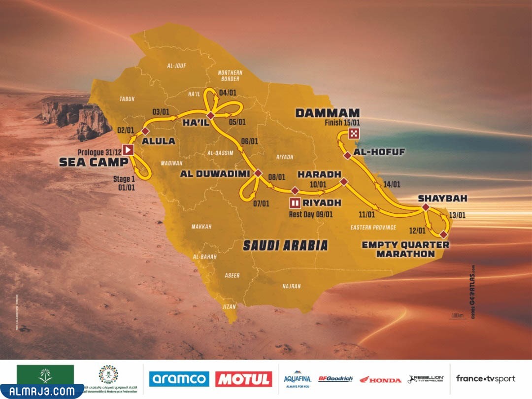 ما معنى كلمة رالي داكار