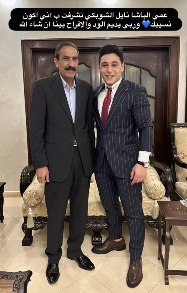 من هي بنت نائل الشوبكي خطيبة لورنس المنسي