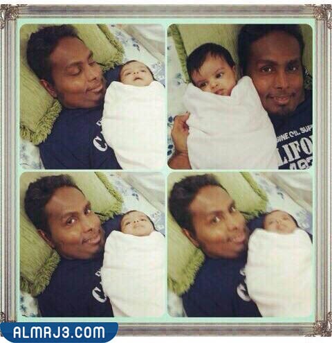 عبدالله بانعمة وزوجته واولاده