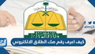 كيف اعرف رقم صك الطلاق الالكتروني السعودية