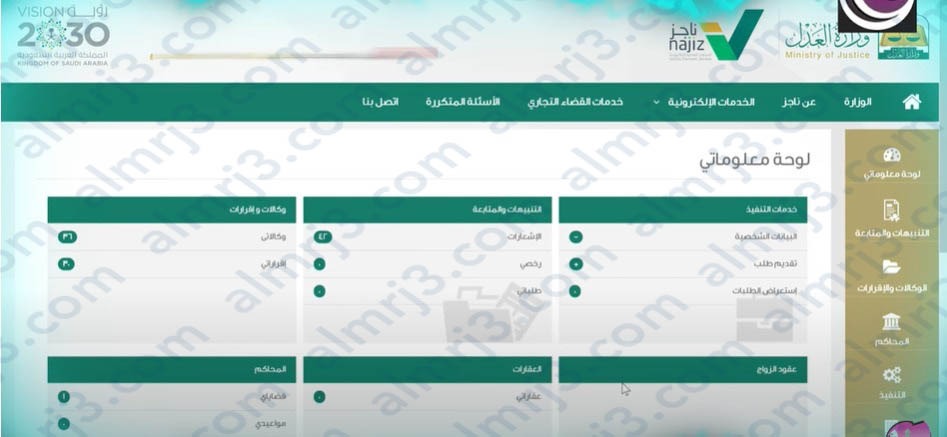 استعلام عن إيقاف خدمات برقم الهوية ناجز