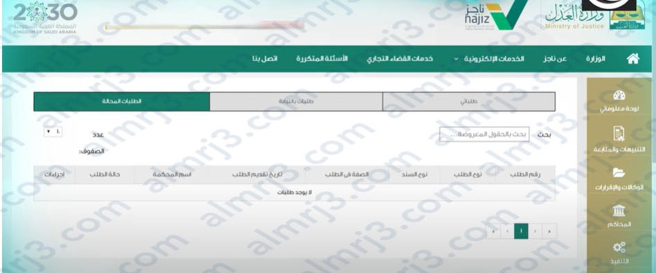 استعلام عن إيقاف خدمات برقم الهوية ناجز
