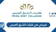تجربتي في كليات الشرق العربي تجربتي في كليات الشرق العربي