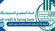 شروط بنك التسليف الجديدة 1447 للنساء بدون كفيل