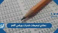 نماذج تجميعات قدرات ورقي 1447 pdf