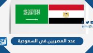كم عدد المصريين في السعودية 2025 وتوزيعهم