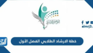 خطة الارشاد الطلابي 1447 الفصل الأول خطة الارشاد الطلابي 1447 الفصل الأول
