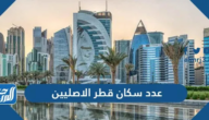 عدد سكان قطر الاصليين 2025