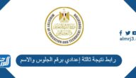 رابط نتيجة ثالثة إعدادي برقم الجلوس والاسم 2025