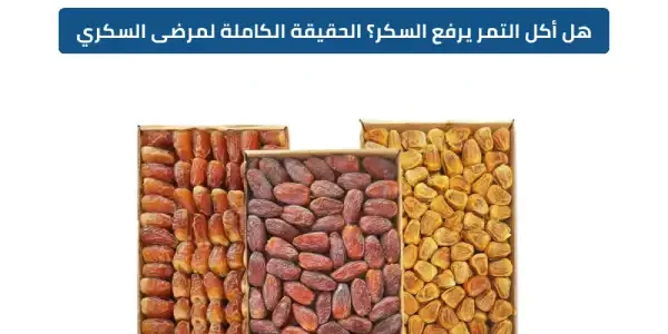 هل أكل التمر يرفع السكر؟ الحقيقة الكاملة لمرضى السكري