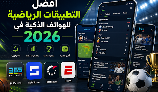 أفضل التطبيقات الرياضية للهواتف الذكية في 2026